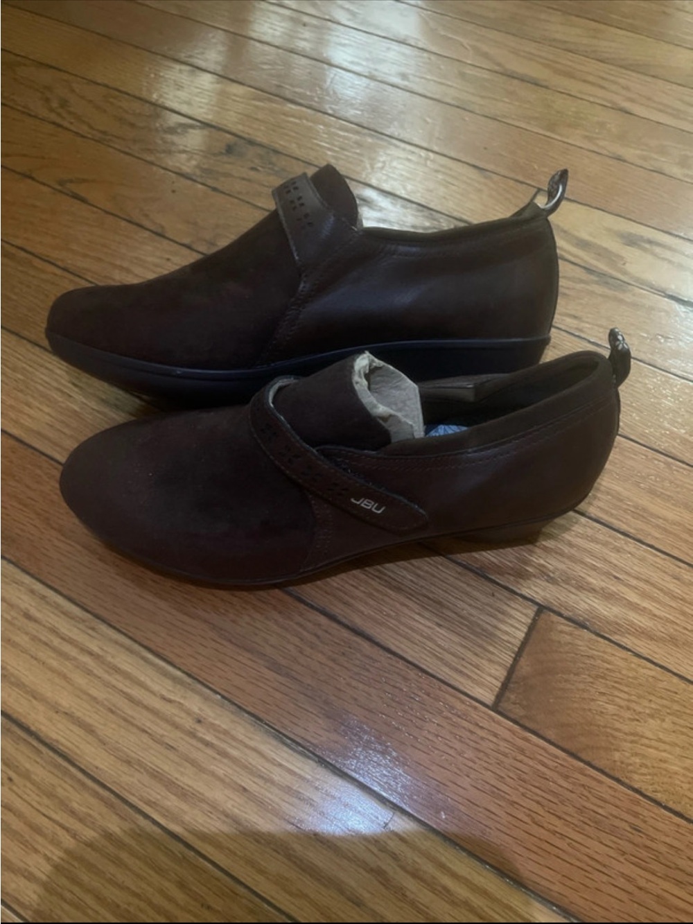 JBU Women's Slip-On Loafer in Dark Brown